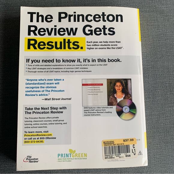 The Princeton Review Cracking The LSAT 2012 - Picture 4 of 4